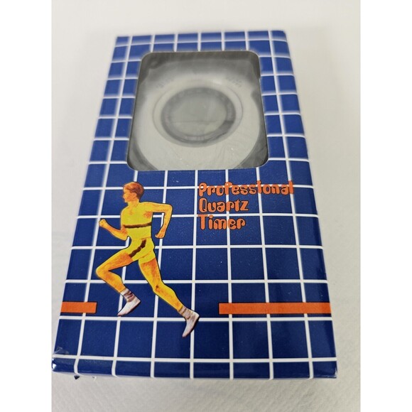 Professional Quartz Timer Stopwatch Blue/new In Box. Digital Display - Picture 2 of 7